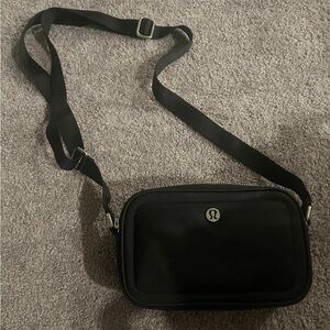 Lululemon Athletica Black Crossbody Bag Minimalist Design